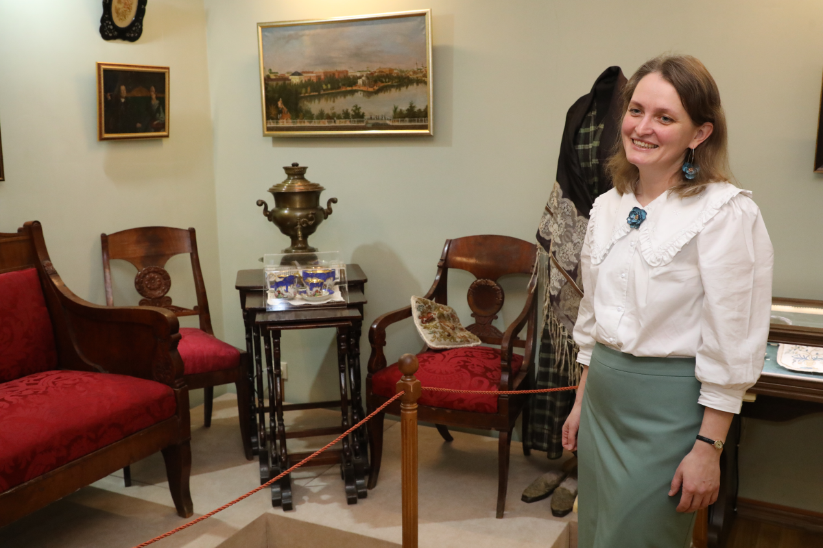 Автор выставки Юлия Лысенко рассказала о нижегородской торговле и предпринимательстве