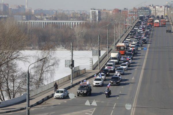 Автопробеги в честь 8‑летия воссоединения Крыма с Россией проходят в Нижегородской области