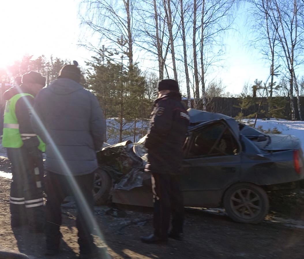 Водитель иномарки погиб после столкновения с автомобилем на обочине в Борском районе