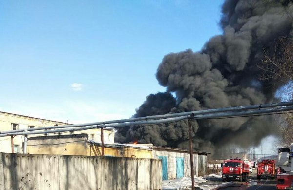 Роспотребнадзор возьмет пробы воздуха после пожара в Кстовском районе
