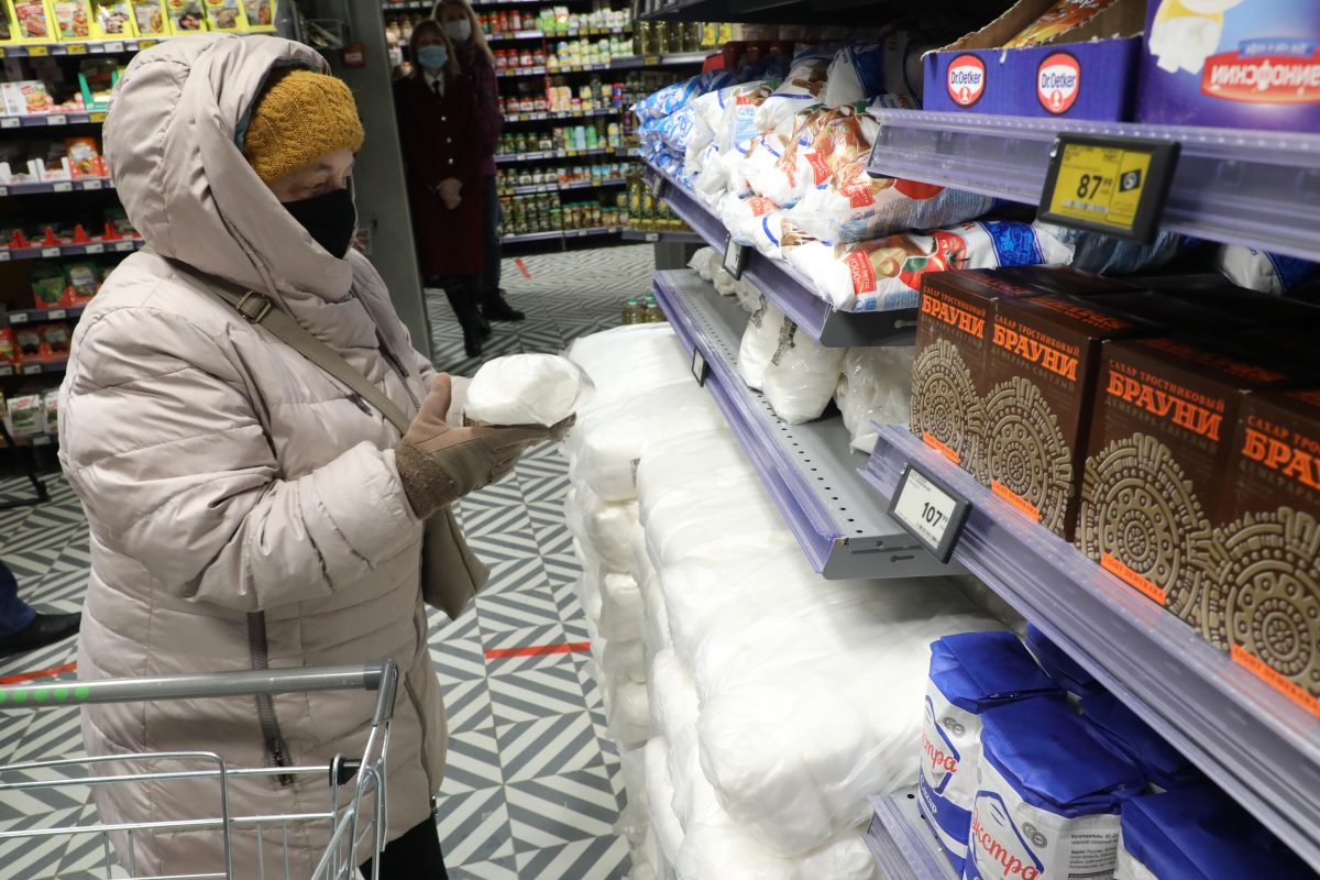 Запасов сахара в нижегородских магазинах хватит на 10 – 15 дней