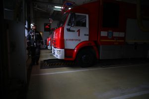 Пожар произошел в девятиэтажке в Ленинском районе