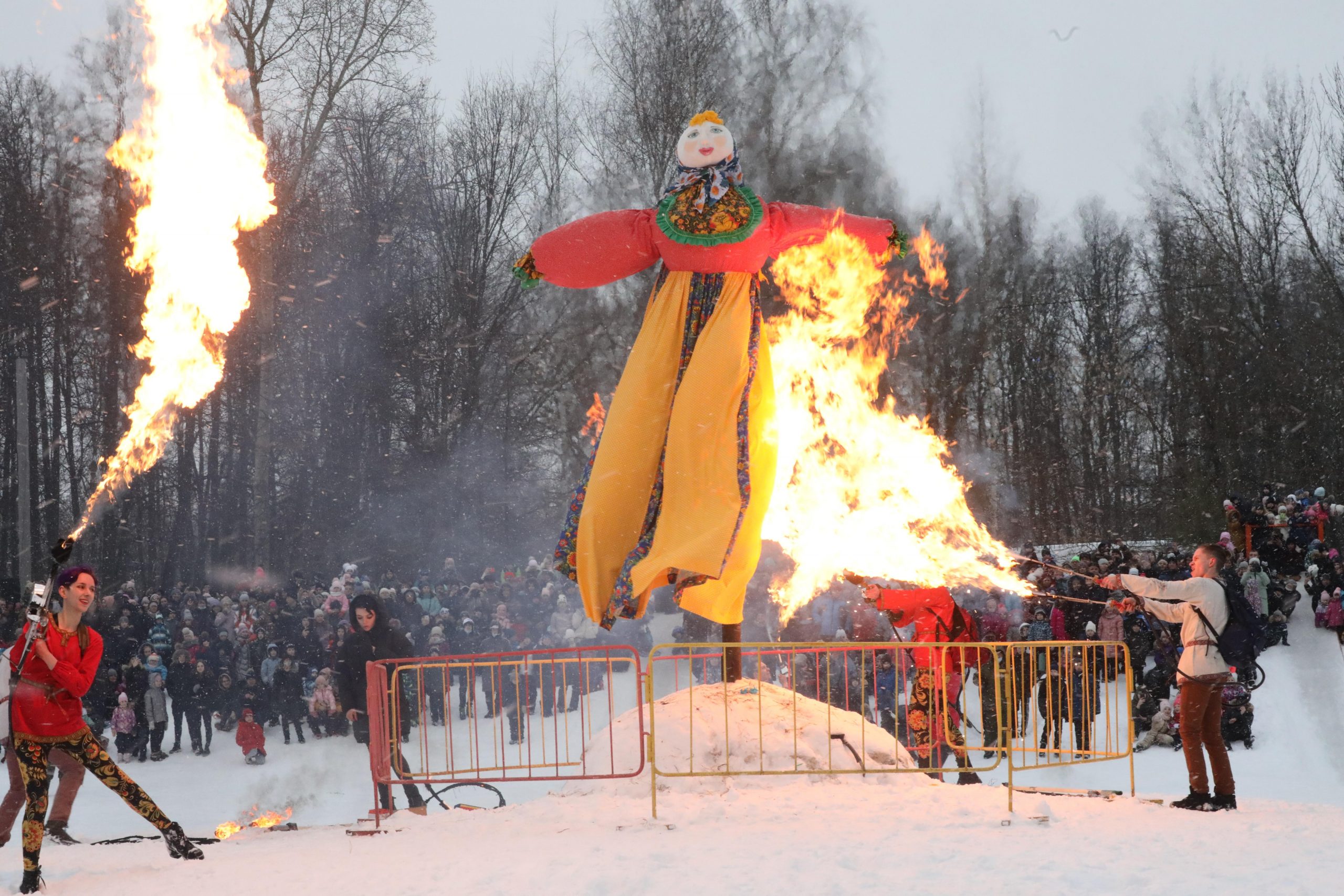 масленица в нижнем парке