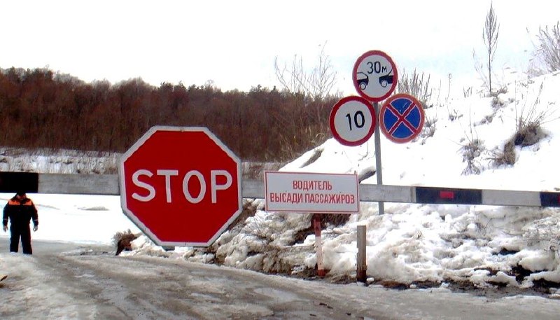 Ледовую переправу через Суру в Нижегородской области закрыли из-за потепления