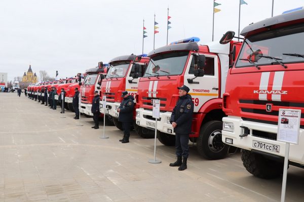 Автопарк противопожарной службы Нижегородской области пополнился еще 30 автомобилями
