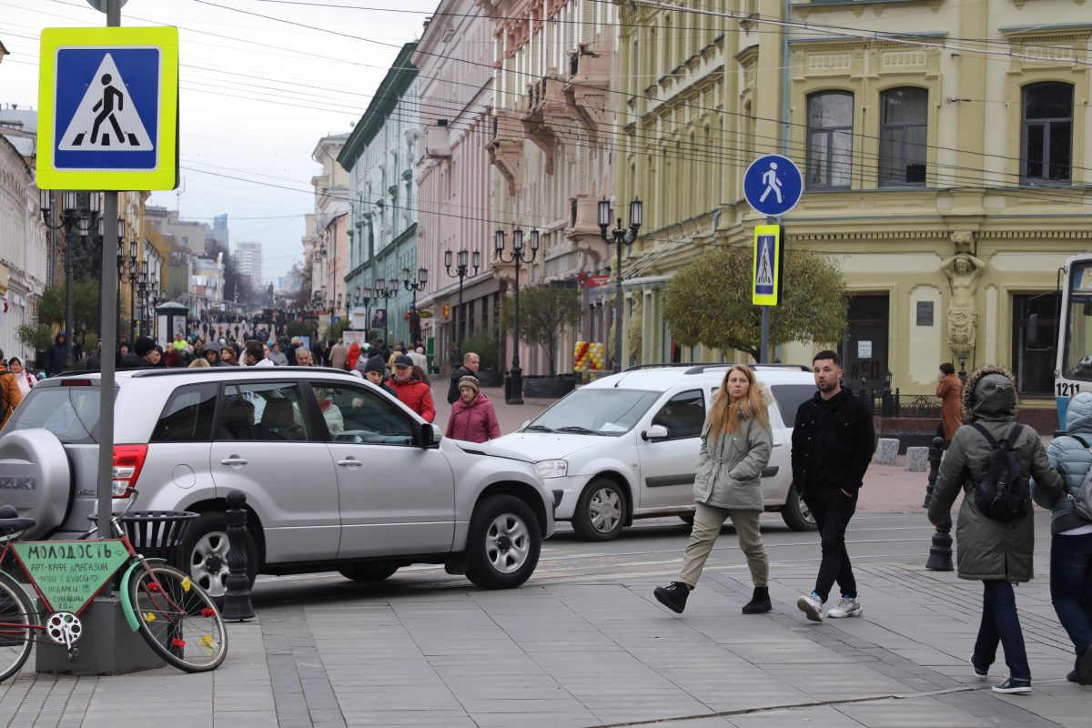 Тактильную плитку положат на пешеходных переходах в Нижнем Новгороде