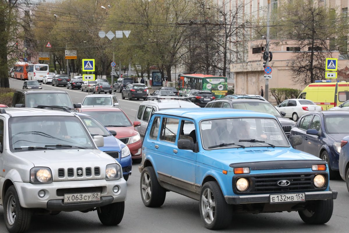 9‑балльные пробки сковали Нижний Новгород в пятницу вечером
