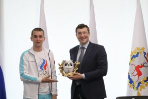 Опубликованы фото встречи Глеба Никитина с нижегородскими участниками зимней Олимпиады в Пекине