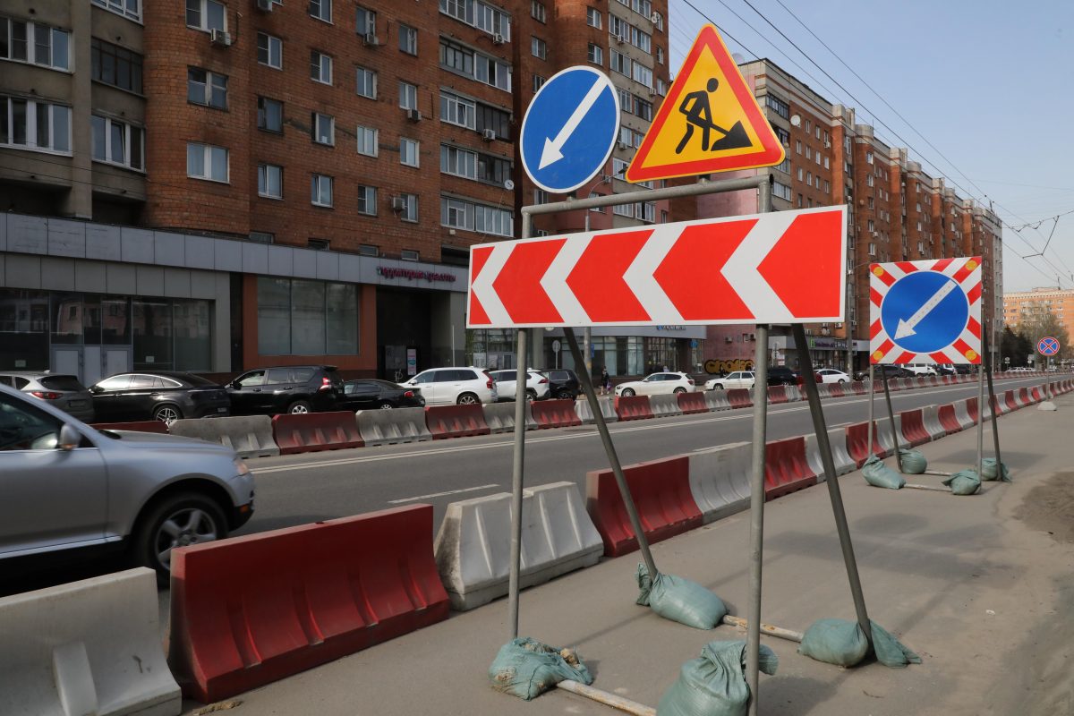 Дорогу на улице Горького не будут ремонтировать в этом году из-за строительства новой станции метро