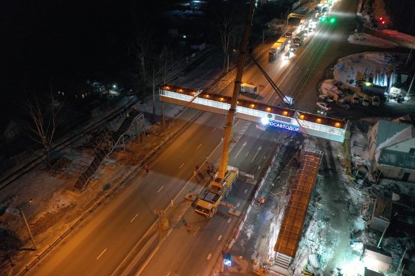 Два надземных перехода возведут над трассой М‑7 в Нижегородской области