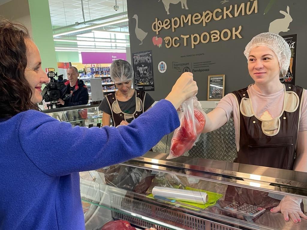 Первый «Фермерский островок» в формате shop-in-shop открылся в Нижнем Новгороде