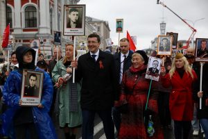 Глеб Никитин принял участие в&nbsp;шествии «Бессмертного полка» в&nbsp;Нижнем Новгороде