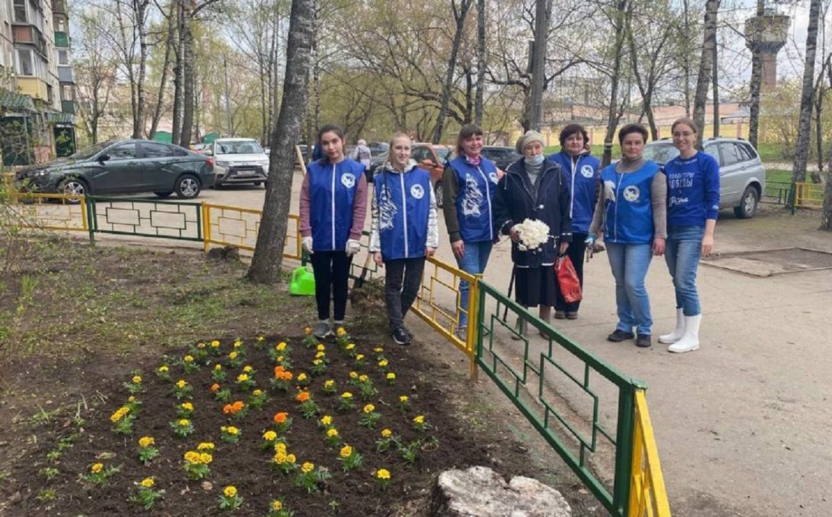 В Нижегородской области Волонтеры Победы благоустроят 97 территорий рядом с домами ветеранов
