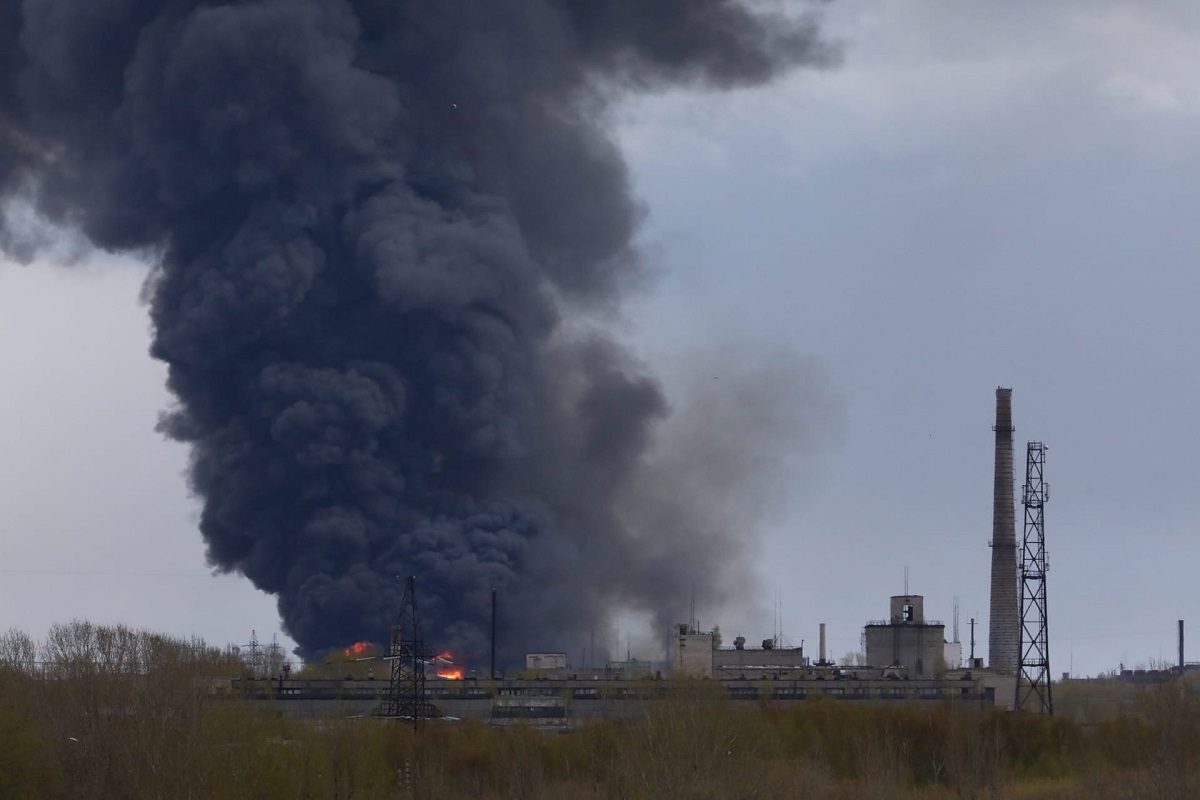 Стали известны подробности возгорания на заводе «Капролактам»