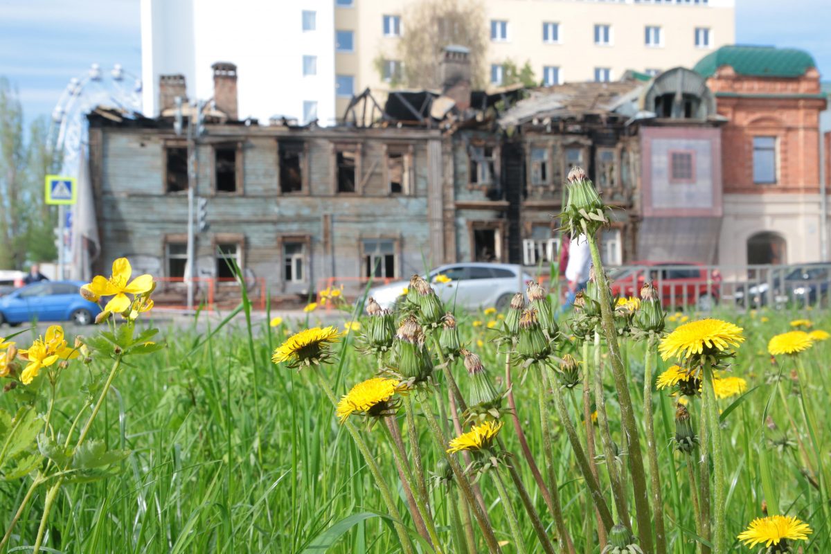Как выглядит Дом Чардымова в Нижнем Новгороде после пожара