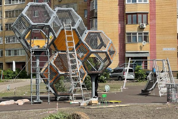 Благоустройство сквера на ул. Культуры завершено на 80 процентов