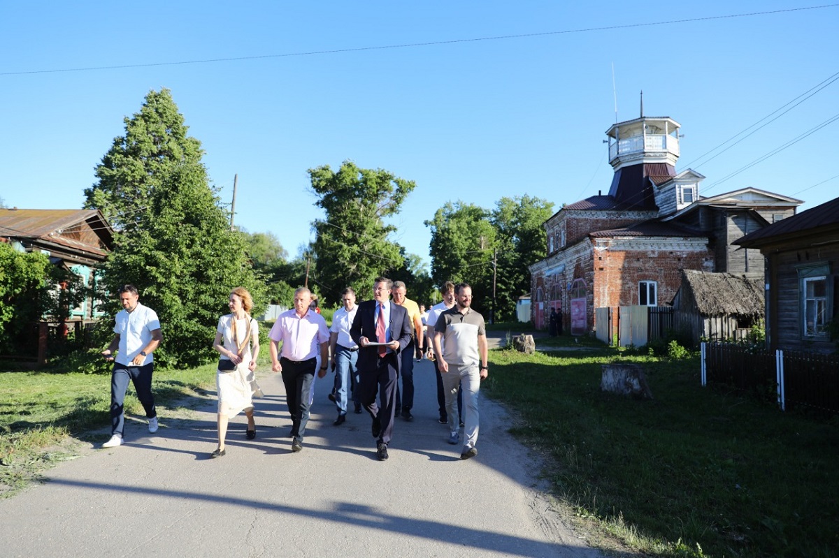 Село Курмыш в Пильнинском районе благоустроят в год его 650-летия по поручению Глеба Никитина