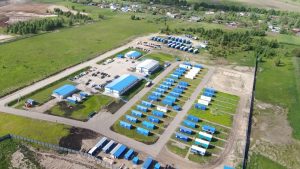 Строители скоростной автотрассы М‑12 живут в комфортном вахтовом городке