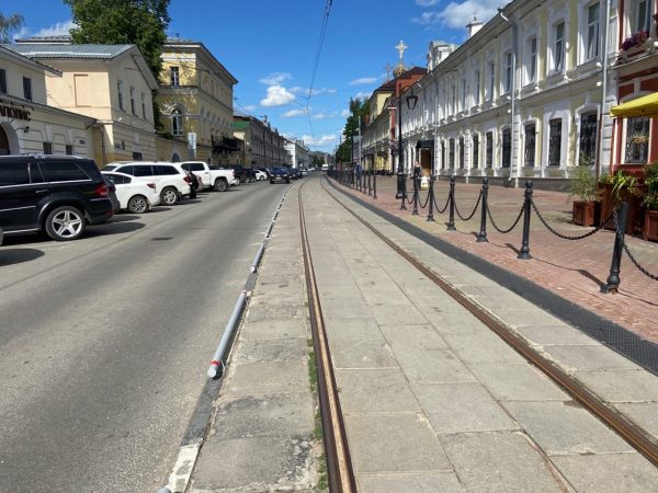 Стало известно, зачем нужны дополнительные бордюры на улице Рождественской в Нижнем Новгороде