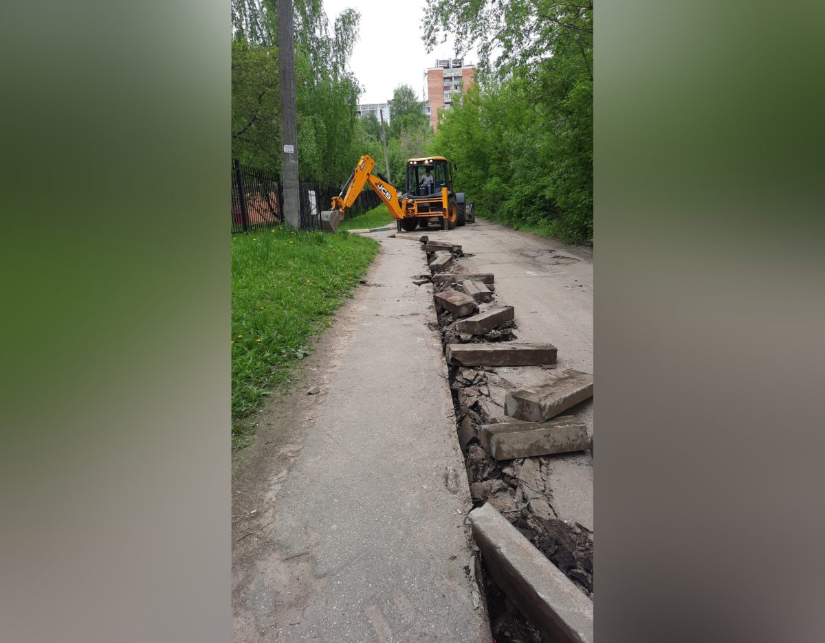 На улицах Маршала Малиновского и Тимирязева в Нижнем Новгороде начался ремонт дорог