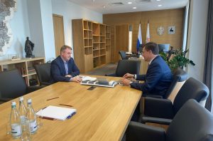 Глеб Никитин обсудил экологическую повестку с первым замглавы Минприроды РФ Константином&nbsp;Цыгановым