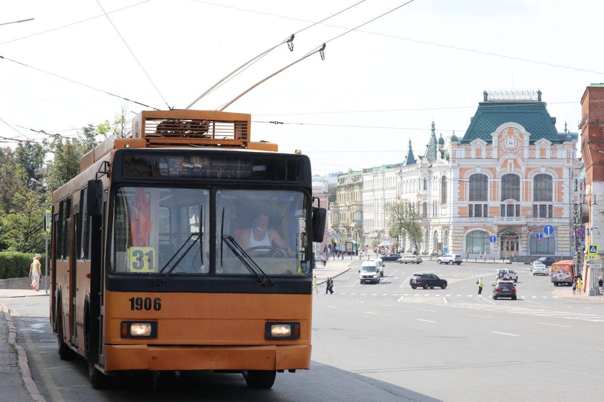 Маршруты 10 троллейбусов в Нижнем Новгороде изменятся в рамках новой транспортной схемы