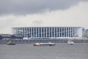 Ледовый дворец на Стрелке присоединили к сетям водоснабжения