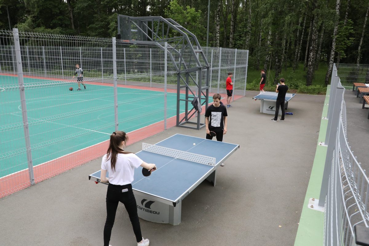 В парке «Швейцария» увеличилось бесплатное время работы спортивных площадок до 30 сентября