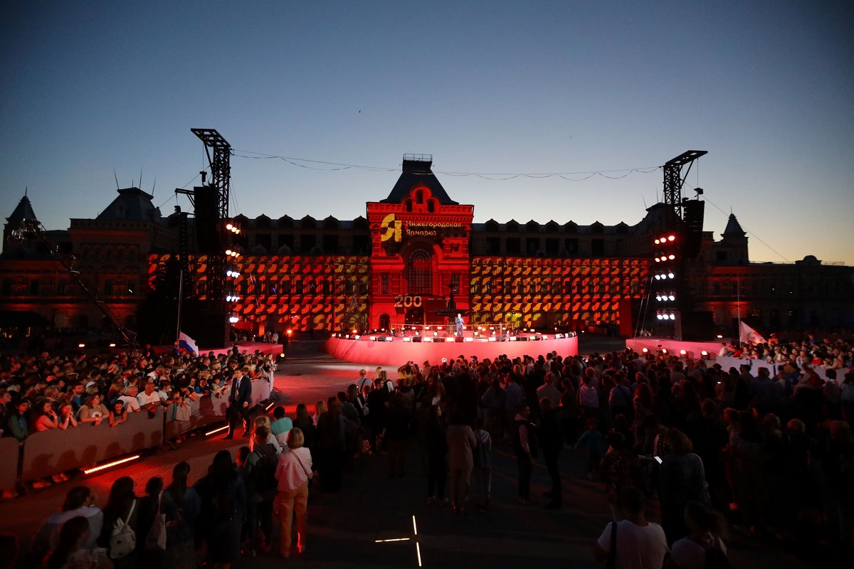 Программа празднования 200-летия Нижегородской ярмарки открылась иммерсивным шоу