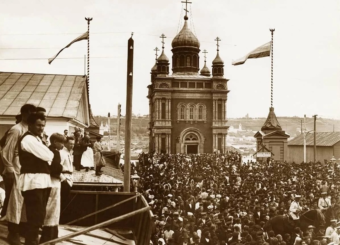 Официальное открытие Нижегородской ярмарки происходило ежегодно 15 июля