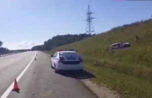 В Кстовском районе водитель иномарки перевернулся, уснув за&nbsp;рулём