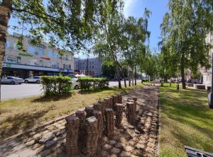 На улице Коминтерна в Нижнем Новгороде заменят брусчатку