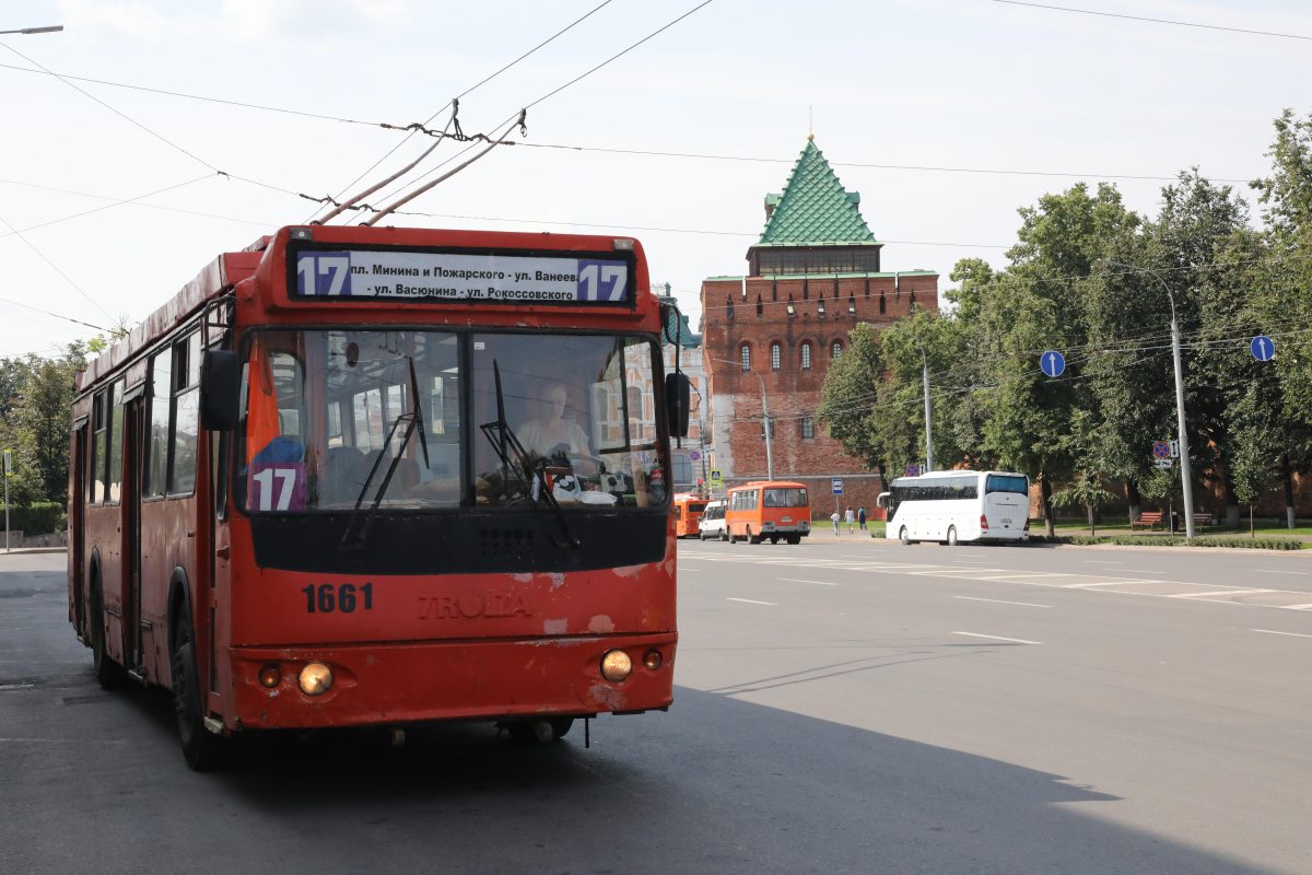 Троллейбусы с автономным ходом начнут перевозить пассажиров в Нижнем Новгороде в середине сентября