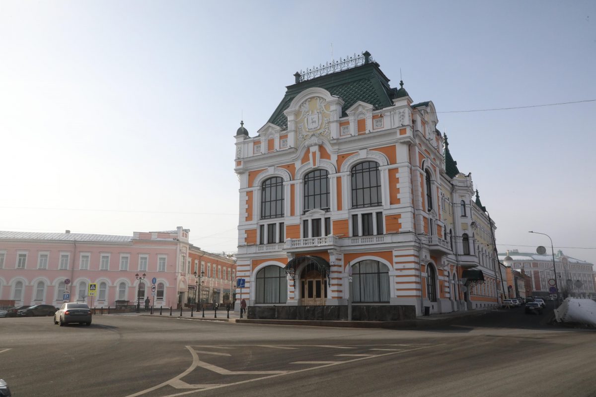 Участок улицы Пожарского перекроют в Нижнем Новгороде для реставрации Дворца труда до 30 января