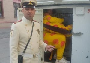 Городовые начали бороться с ростовыми куклами-вымогателями на Большой Покровской