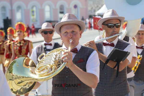 Парад духовых оркестров прошел в Нижнем Новгороде