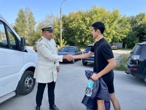 Городовой из Нижнего Новгорода отправился на тушение лесного пожара в Воротынском районе