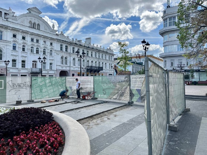 Тактильная плитка для безопасности слабовидящих появится в центре Нижнего Новгорода