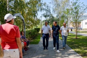 Три общественных пространства открыли после благоустройства в Ленинском районе Нижнего Новгорода