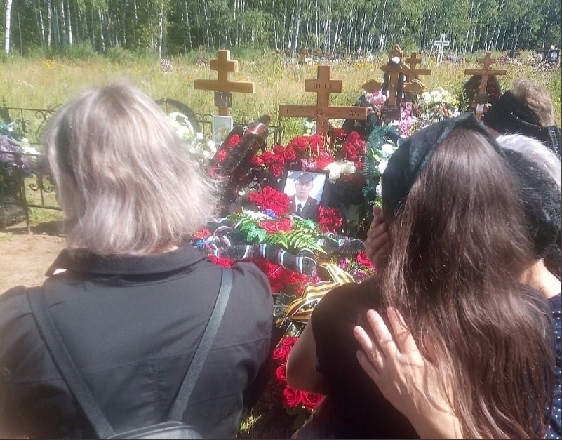 Погибшего на Украине военнослужащего Николая Харитонова похоронили в Арзамасе