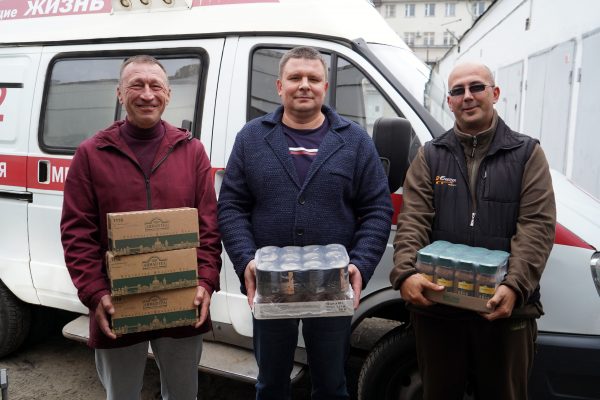 Сотрудники Больницы скорой медицинской помощи Дзержинска направили гуманитарную помощь