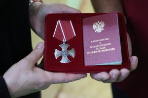 Владимир Путин наградил нижегородского писателя Захара Прилепина Орденом Мужества