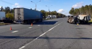 Четыре автомобиля столкнулись на трассе М‑7 под Дзержинском