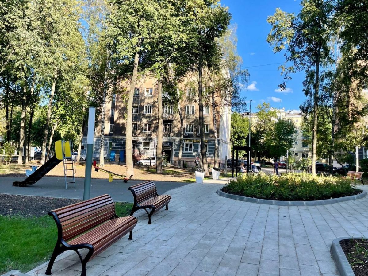Сквер на Чаадаева стал 18 благоустроенным пространством в Нижнем Новгороде