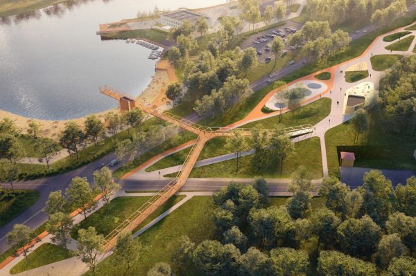 Лестница со смотровыми площадками появится на Бору