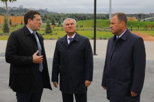 Спикер Госдумы Вячеслав Володин похвалил работу Глеба Никитина по благоустройству Нижнего Новгорода