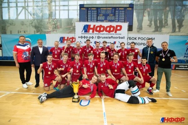 Мужская команда «Нижегородец» стала семикратным обладателем Кубка России по флорболу