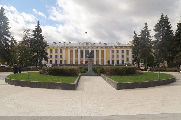 Площадь Киселева открыли после благоустройства в Нижнем Новгороде