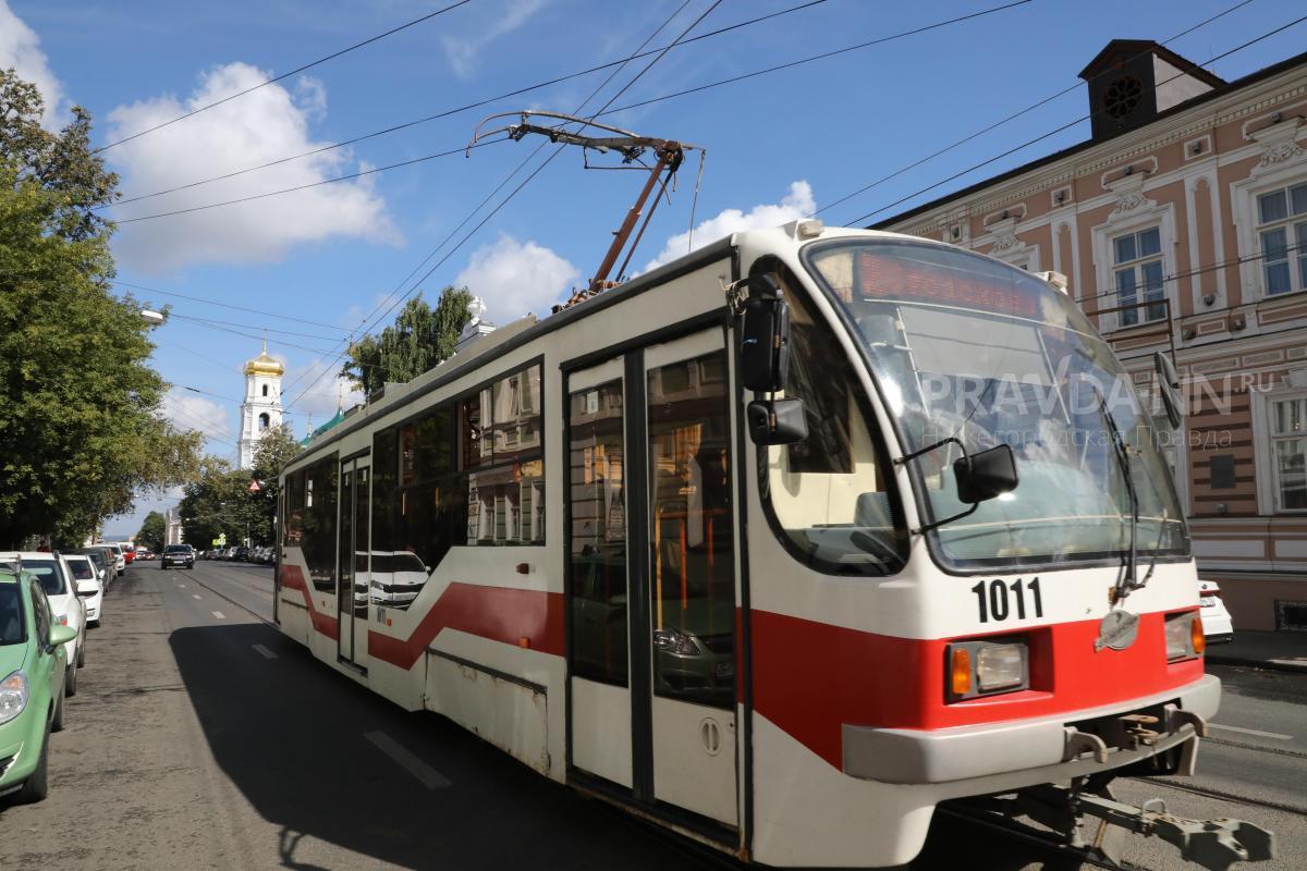 Движение трамваев №11 и 417 приостановлено в Нижнем Новгороде 11 июля