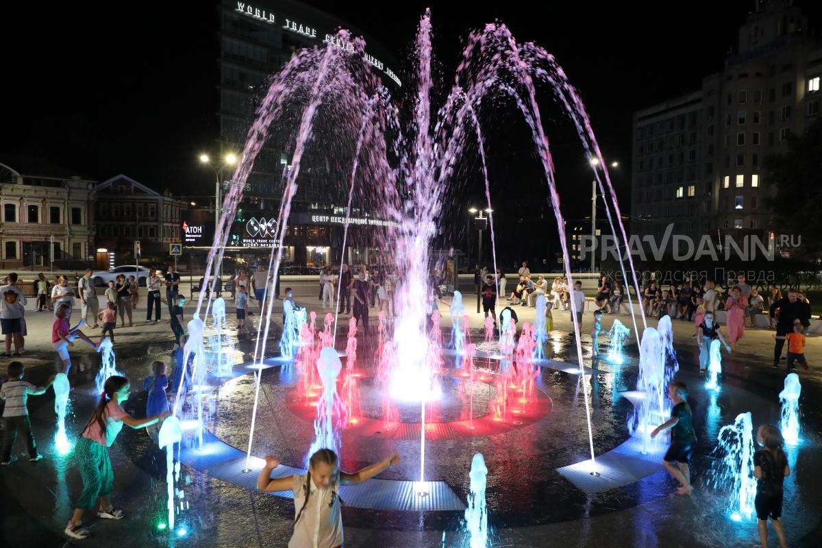Отключать фонтаны в Нижнем Новгороде начнут уже 30 сентября